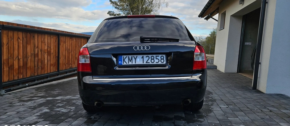 Audi A4 cena 19000 przebieg: 275267, rok produkcji 2004 z Myślenice małe 379